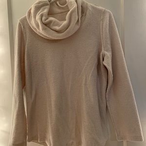 White turtleneck sweater